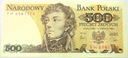 1982 500 zł złotych Kościuszko seria FH