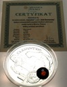 Szlak Bursztynowy 1 dolar Niue 2011 Carnuntum LUSTRZANA SREBRO