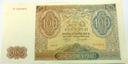 1941 100 zł Sto Złotych seria D (nr 1)