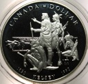 Kanada 1 dolar 1990 Kelsey SREBRO