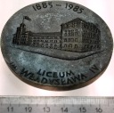 Medal 1985 Władysław IV Liceum im. Władysława IV 1885-1885 Warszawa Praga