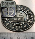 Medal POLMO Zasłużony dla FSO Warszawa plakieta PRL