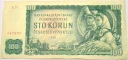 Czechosłowacja 100 koron 1961 Seria X 77 Czechy banknot