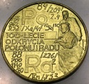 2 zł złote 1998 Skłodowska Polon i Rad