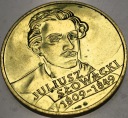 2 zł złote 1999 Juliusz Słowacki