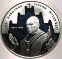 10 zł złotych 2001 Kardynał Stefan Wyszyński SREBRO