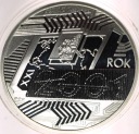 10 zł złotych 2001 Rok 2000 2001 XXI SREBRO