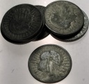LOT zestaw 10 x 2 zł złote Głowa Kobiety Polonia Jadwiga Babka SREBRO