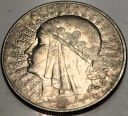 10 zł złotych 1932 Głowa Kobiety Polonia Jadwiga Babka SREBRO