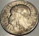 5 zł złotych 1934 Głowa Kobiety Polonia Jadwiga Babka SREBRO