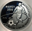 10 zł złotych 2006 Niemcy Mistrzostwa Świata piłka SREBRO