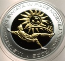 10 zł złotych 2006 Niemcy Mistrzostwa Świata złocona SREBRO