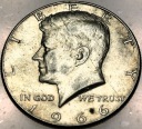 USA 1/2 dolara Half Dollar 1966 KENNEDY John F JFK SREBRO