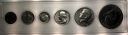 USA zestaw 1 cent - 1 dolar 1976 200-lecie Stanów Zjednoczonych blister