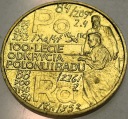 2 zł złote 1998 Skłodowska Polon i Rad