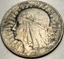 5 zł złotych 1933 Głowa Kobiety Polonia Jadwiga Babka SREBRO