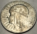 5 zł złotych 1934 Głowa Kobiety Polonia Jadwiga Babka SREBRO