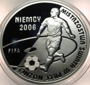 10 zł złotych 2006 Niemcy Mistrzostwa Świata piłka SREBRO