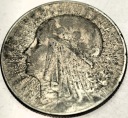 5 zł złotych 1933 Głowa Kobiety Polonia Jadwiga Babka SREBRO