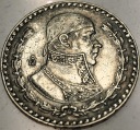 Meksyk 1 peso 1962 Morelos SREBRO