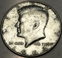 USA 1/2 dolara Half Dollar 1964 KENNEDY John F JFK SREBRO