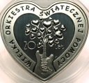 10 zł złotych 2012 20 lat WOŚP SERCE SREBRO