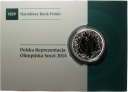 10 zł złotych 2014 SOCZI Polska Reprezentacja Olimpijska SREBRO