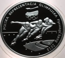 10 zł złotych 2018 PyeongChang Polska Reprezentacja Olimpijska SREBRO