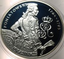 10 zł złotych 2005 Stanisław August Poniatowski PÓŁPOSTAĆ SREBRO (nr 2)