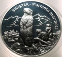 20 zł złotych 2006 Świstak Zwierzęta Świata SREBRO (nr 1)