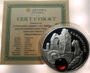 Niue 1 dolar 2012 CARNUNTUM Szlak Bursztynowy LUSTRZANY SREBRO