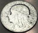 5 zł złotych 1933 Głowa Kobiety Polonia Jadwiga Babka SREBRO
