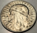 5 zł złotych 1934 Głowa Kobiety Polonia Jadwiga Babka SREBRO