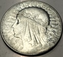10 zł złotych 1933 Głowa Kobiety Polonia Jadwiga Babka SREBRO