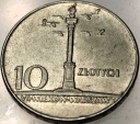 10 zł złotych 1966 MAŁA Kolumna Zygmunta Warszawa
