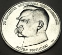 50000 zł złotych 1988 Józef Piłsudski SREBRO