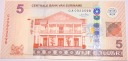 Surinam 5 dolarów surinamskich 2010 budynek Banku Surinamu banknot