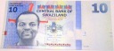 Swaziland 10 emalangeni 2010 Mswati III Eswatini banknot