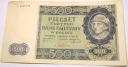1940 500 zł pięćset złotych Ser. A 8490779 Góral Generalna Gubernia banknot