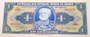 Brazylia 1 cruzeiro 1956-1958 admirał Joaquim Marques Lisboa BRB banknot