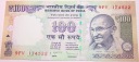 Indie 100 rupii 2012 Mahatma Gandhi INR Rs banknot