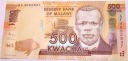 Malawi 500 kwacha 2012 John Chilembwe MWK banknot