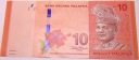 Malezja 10 ringgitów 2012 Tuanku Abdul Rahman MYR RM banknot