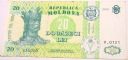 Mołdawia 20 lei 2010 Stefan III Wielki Twierdza w Sorokach MDL L Moldova