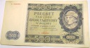1940 500 zł pięćset złotych Ser. A 7990894 Góral Generalna Gubernia banknot