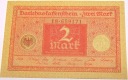 Niemcy 2 marki 1920 Seria 18-659171 Republika Weimarska banknot