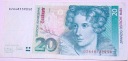 Niemcy 20 marek 1993 Seria DZ 6485390S0 Annette von Droste-Hülshoff DEM DM