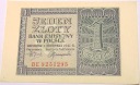 1941 1 zł jeden złoty Seria BE 9251295 Generalna Gubernia banknot