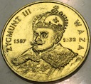 2 zł złote 1998 Zygmunt III Waza
