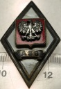 Odznaka ASG wz.1 Akademia Sztabu Generalnego Rembertów LWP PRL absolwentka